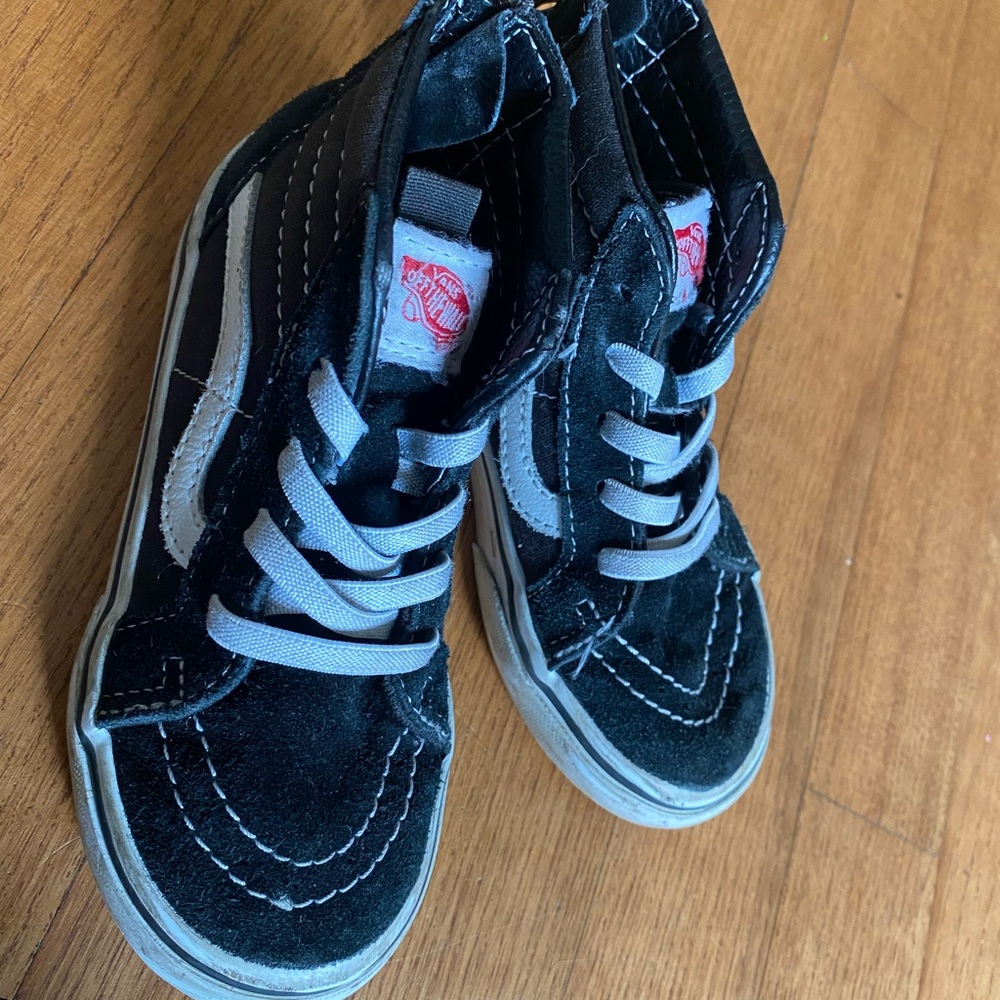 VANS "Off The Wall" Old Skool Baby Toddler Skate High Sneakers 721454 Size 10